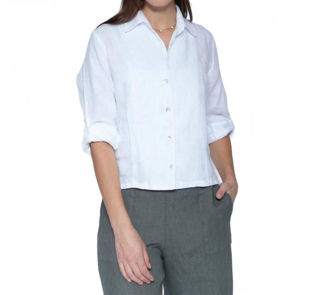 NEW BLUEBERRY tailored shirt in white